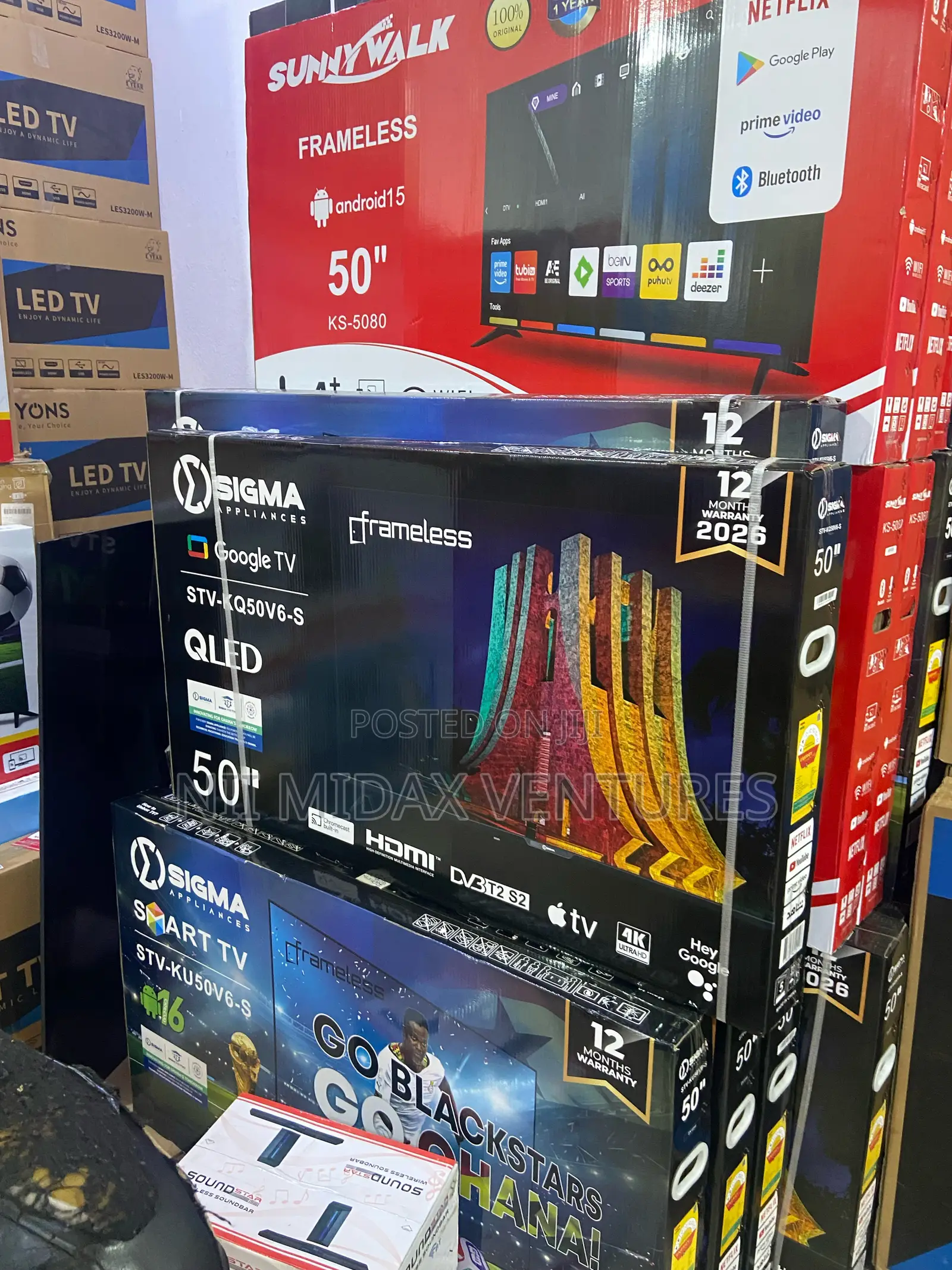 Sigma 50inches Smart Qled Google Tv