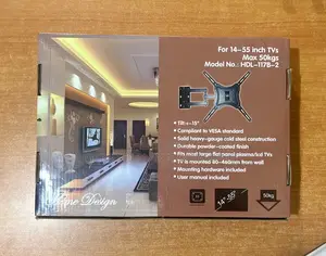 Vesa HDL-117b-2 Tilt Tv Wall Mount 14” - 55” LCD Tv Bracket