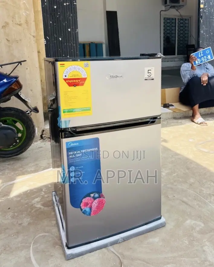 Shop Unique Midea 87l Double Door Electric Refrigerator(Gray).