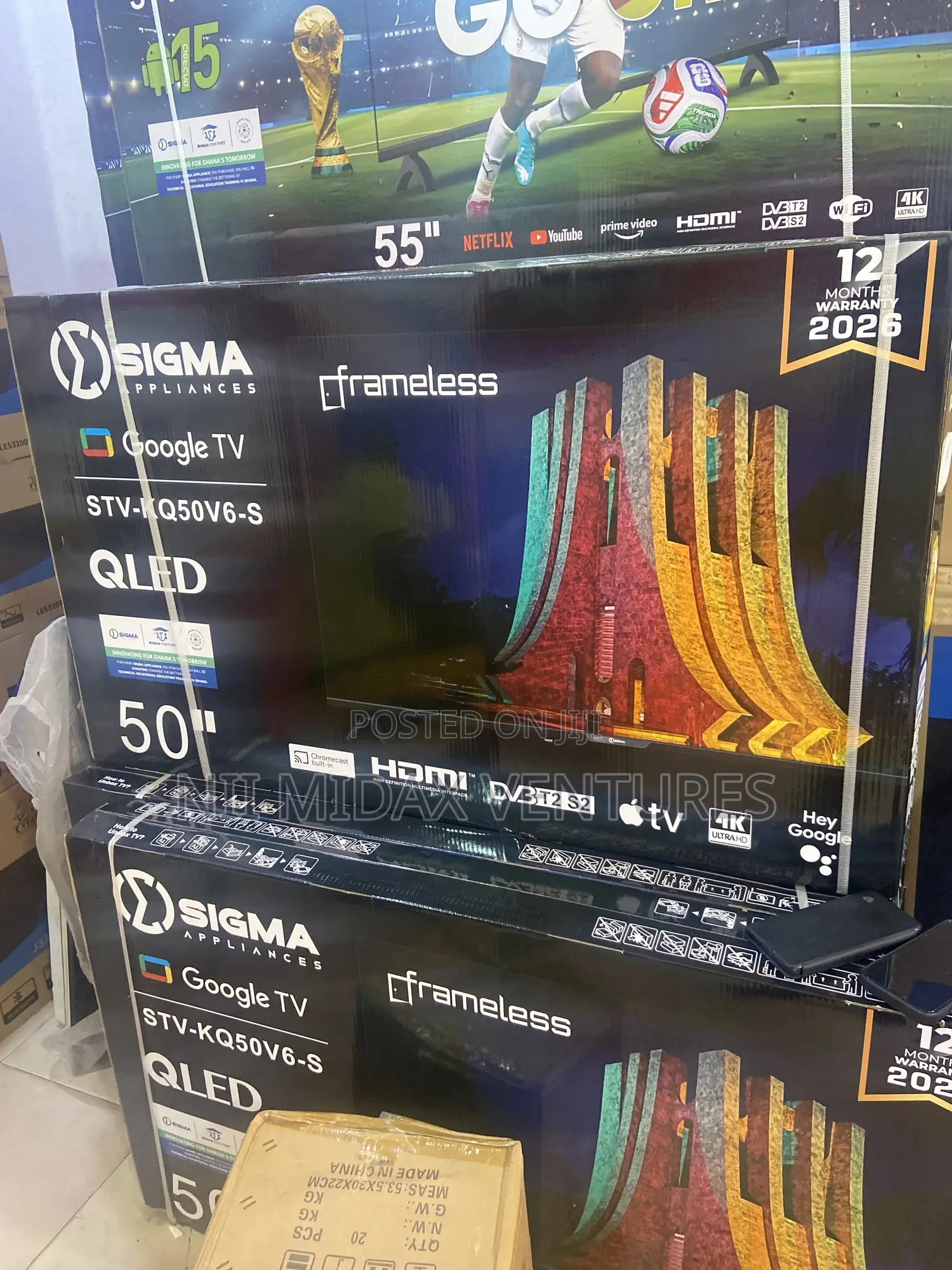 Sigma 50inches Smart Qled Google Tv