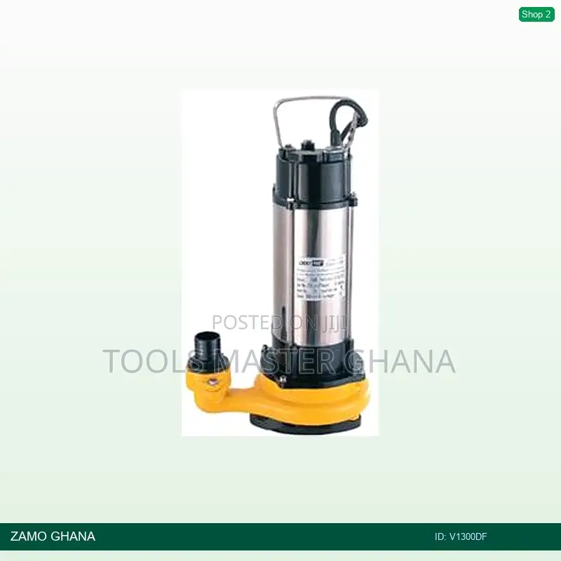 Sewage Pump 1.75hp Stainless (Cutting System) - V1300df