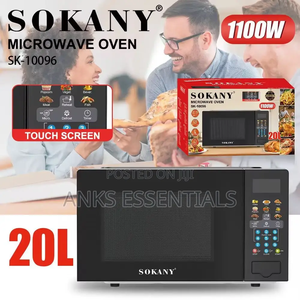 Sokany Sk-10096 20l Microwave Oven With Touch Screen