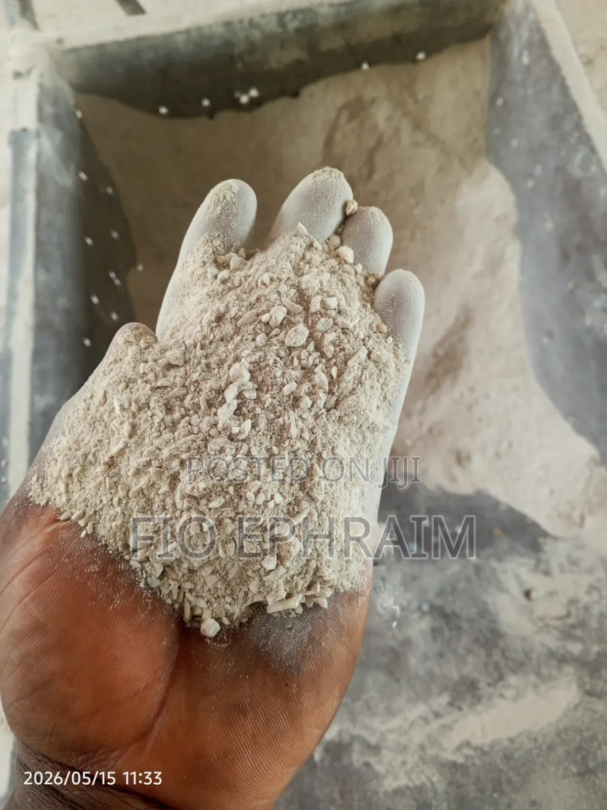 Grinded Oyster Shells White