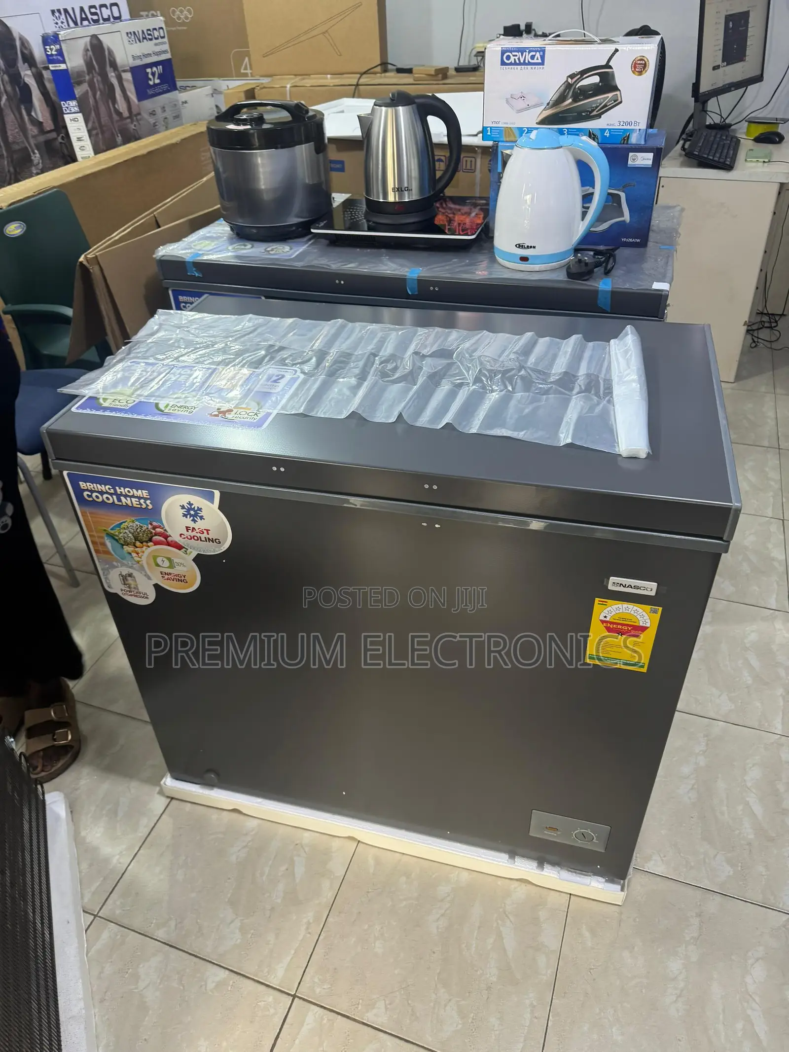 Low Noise Direct Cooling Nasco 200ltrs Chest Freezer Nas-210