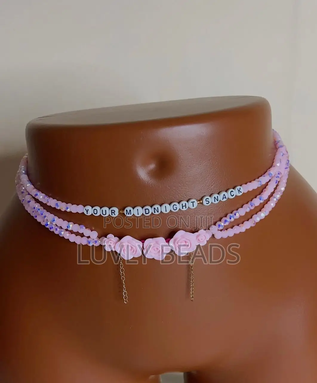 Pink Waist Beads (Rose Glow )