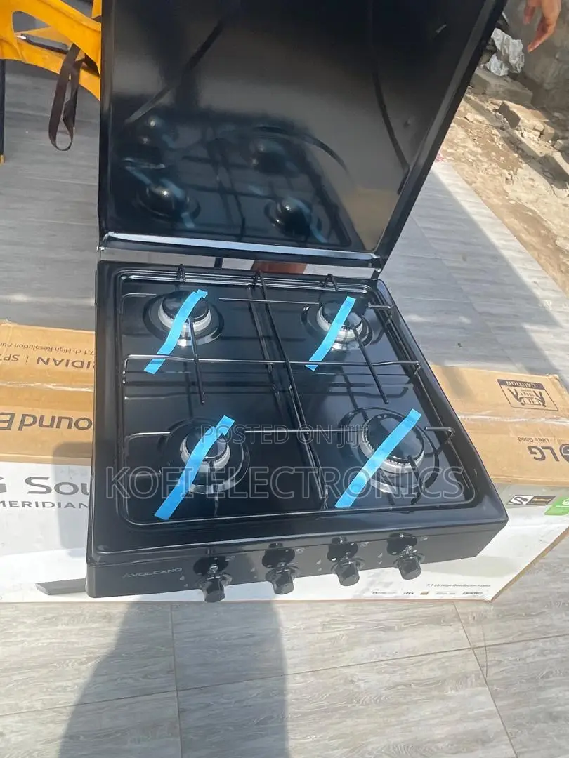 Premium Volcano 4 Burner Table Cooker With Strong Flame Control