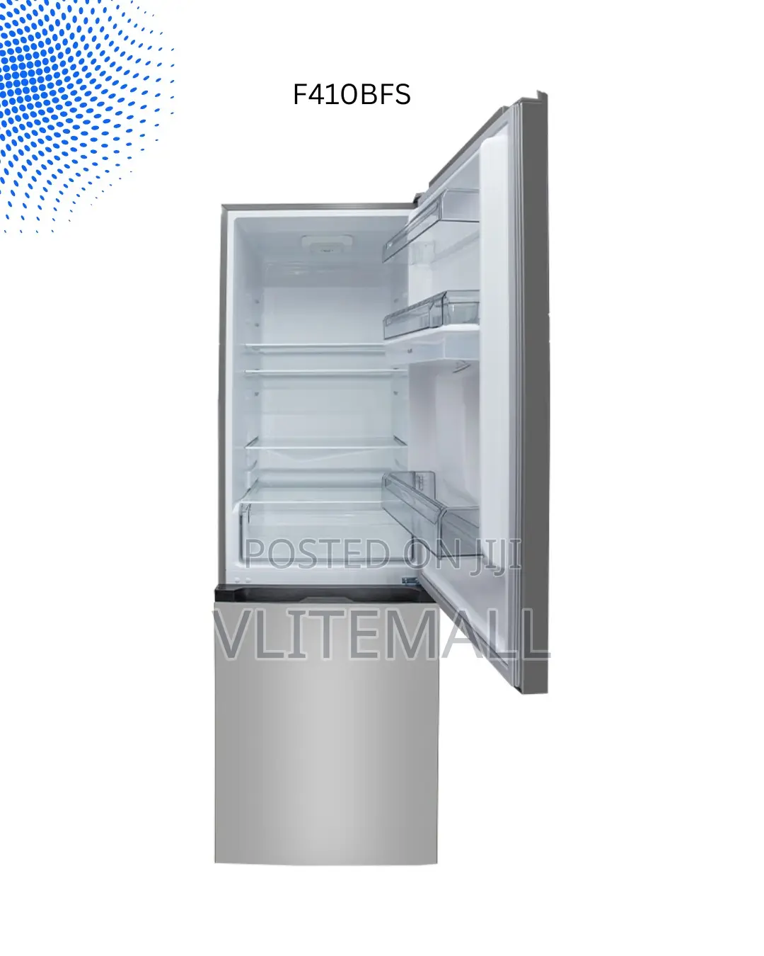 TCL Bottom Mount Refrigerator F410bfs