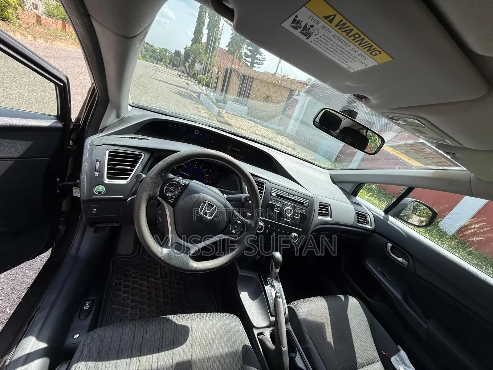 Honda Civic EX 4dr Sedan (1.8L 4cyl CVT) 2014 Gray