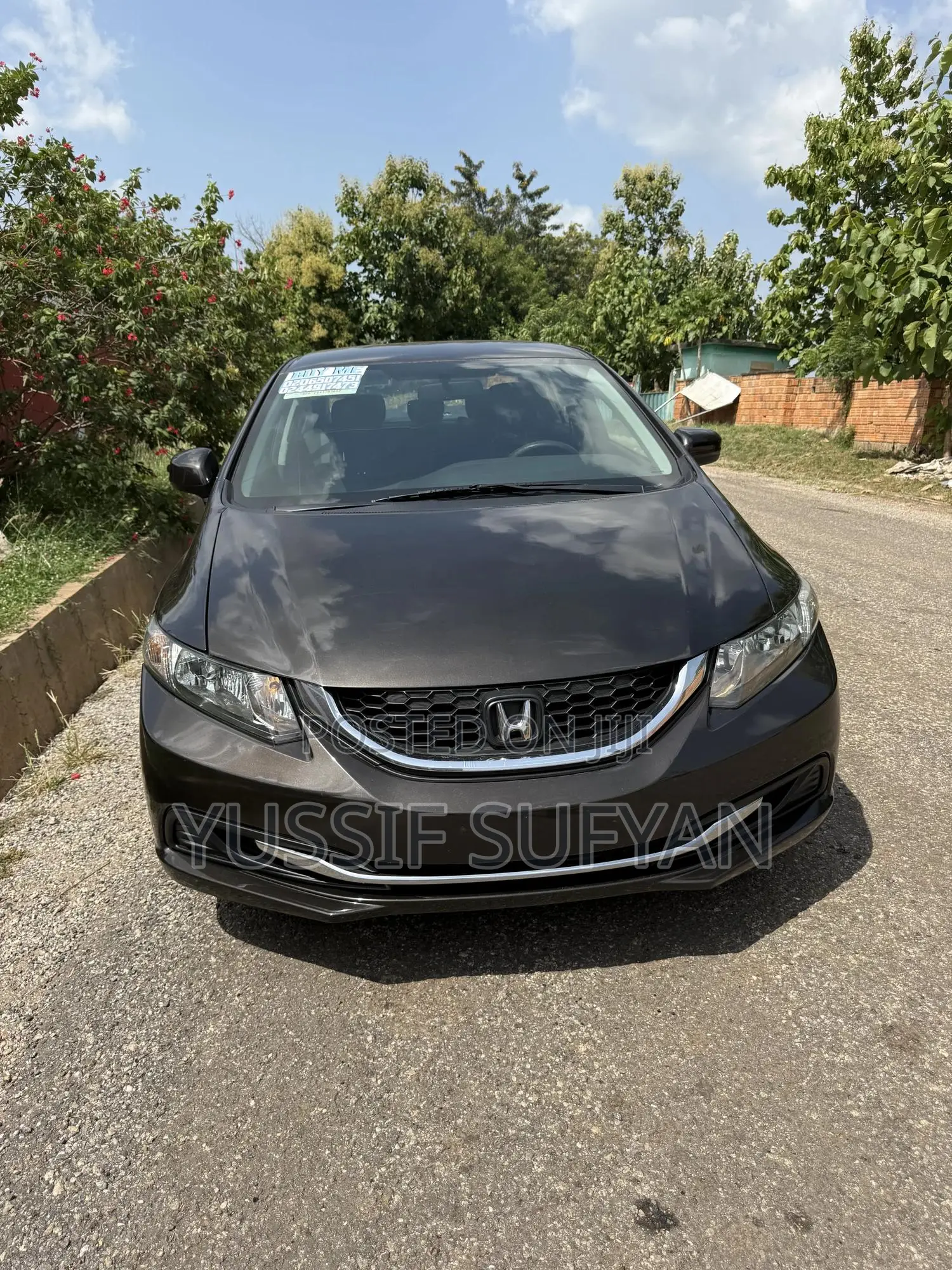 Honda Civic EX 4dr Sedan (1.8L 4cyl CVT) 2014 Gray