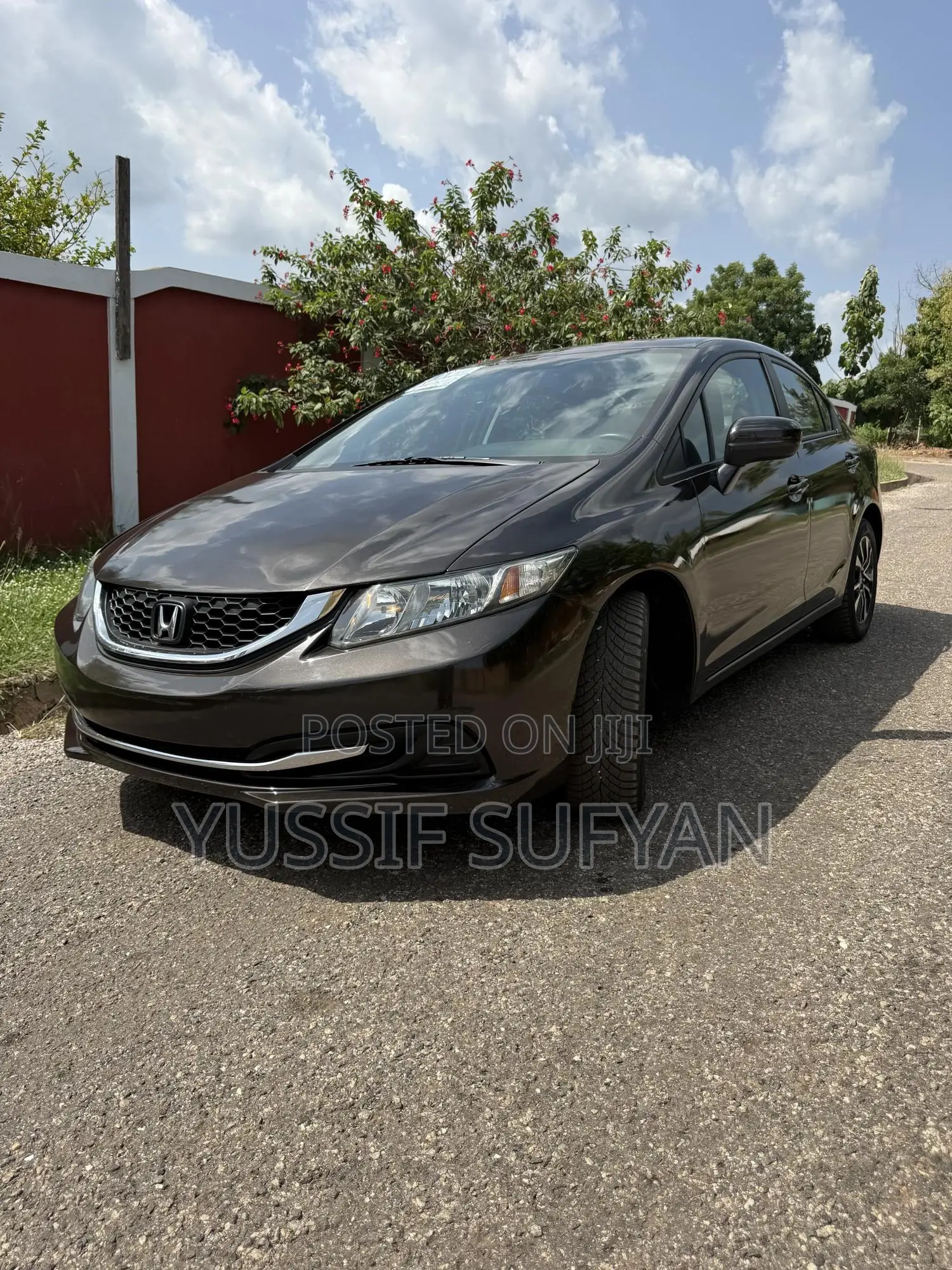 Honda Civic EX 4dr Sedan (1.8L 4cyl CVT) 2014 Gray