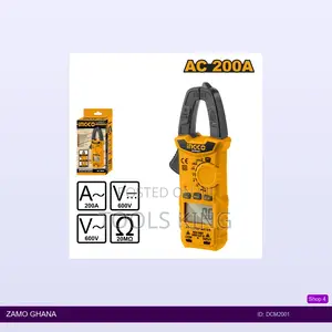 Digital Ac Clamp Meter 2000 Counts - Dcm2001