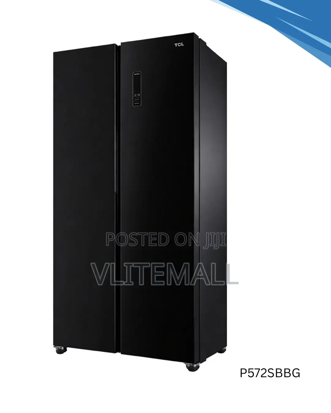 TCL 436l Side by Side Refrigerator P572sbbg