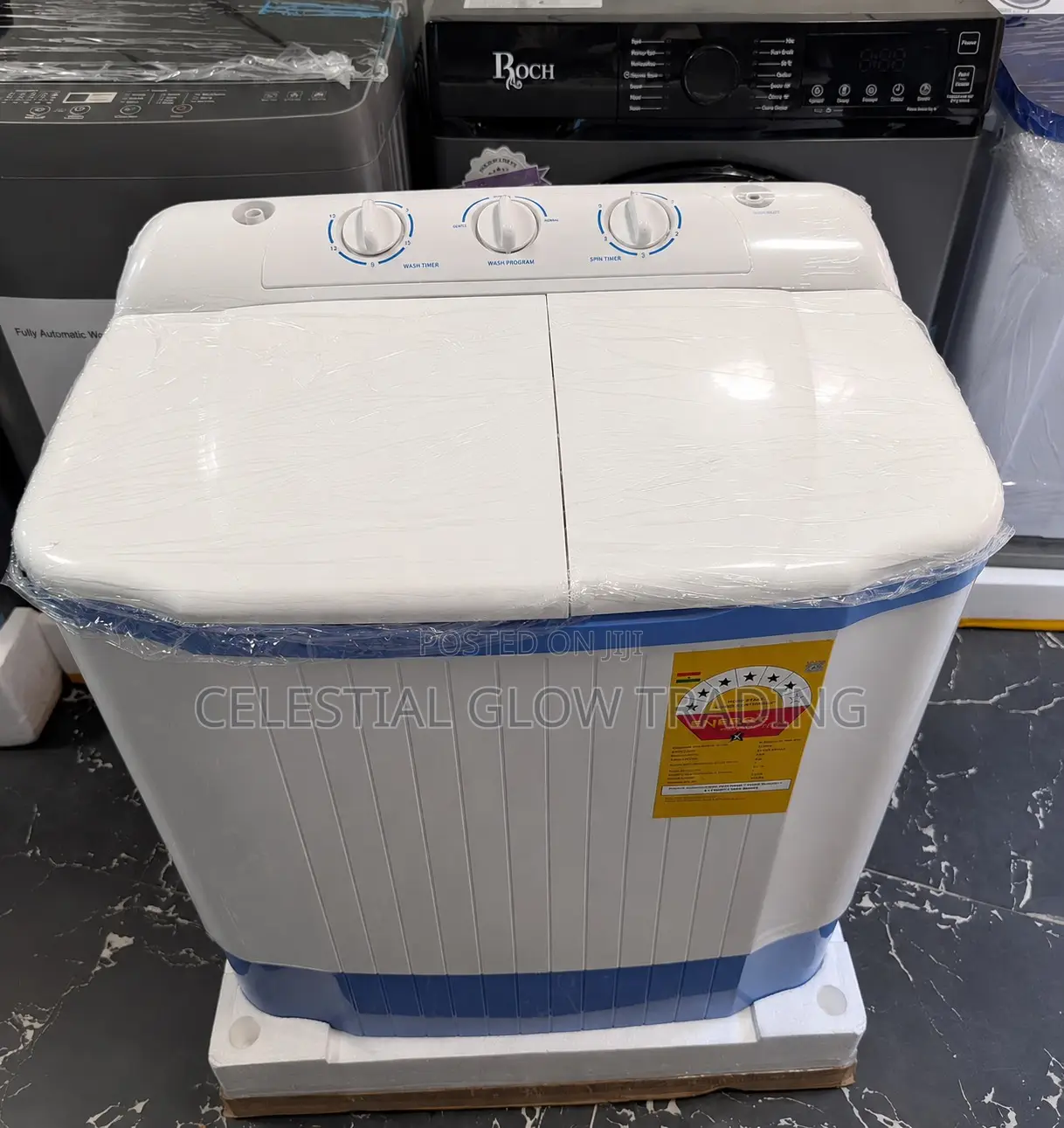 Zaara 7kg Semi-Automatic Washing Machine | Durable Energy Efficient