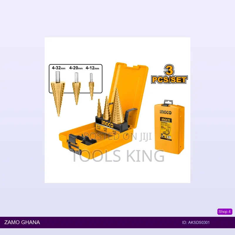 3 PCS Step Drill Bit - Aksds0301