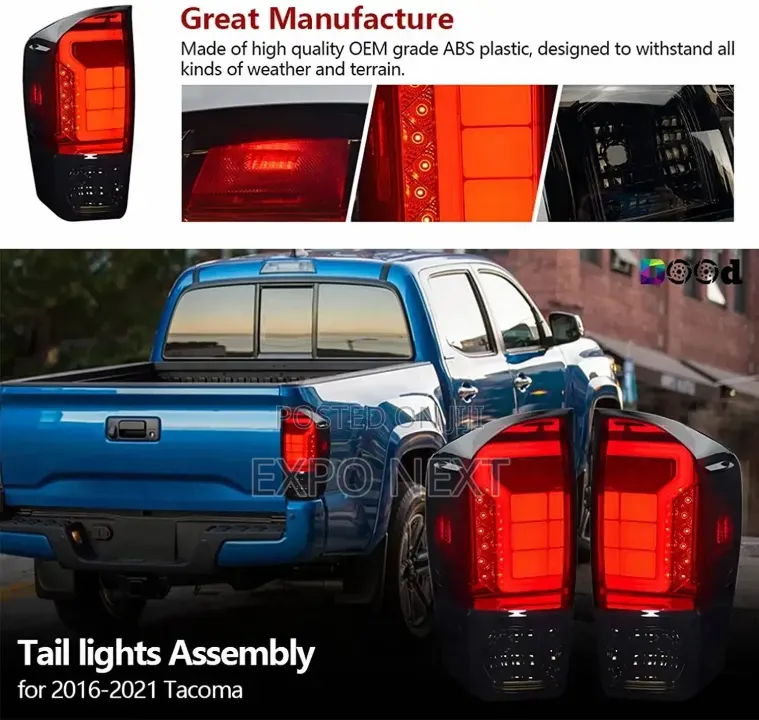 Led Tail Lights for Toyota Tacoma Pickup 2016-2021