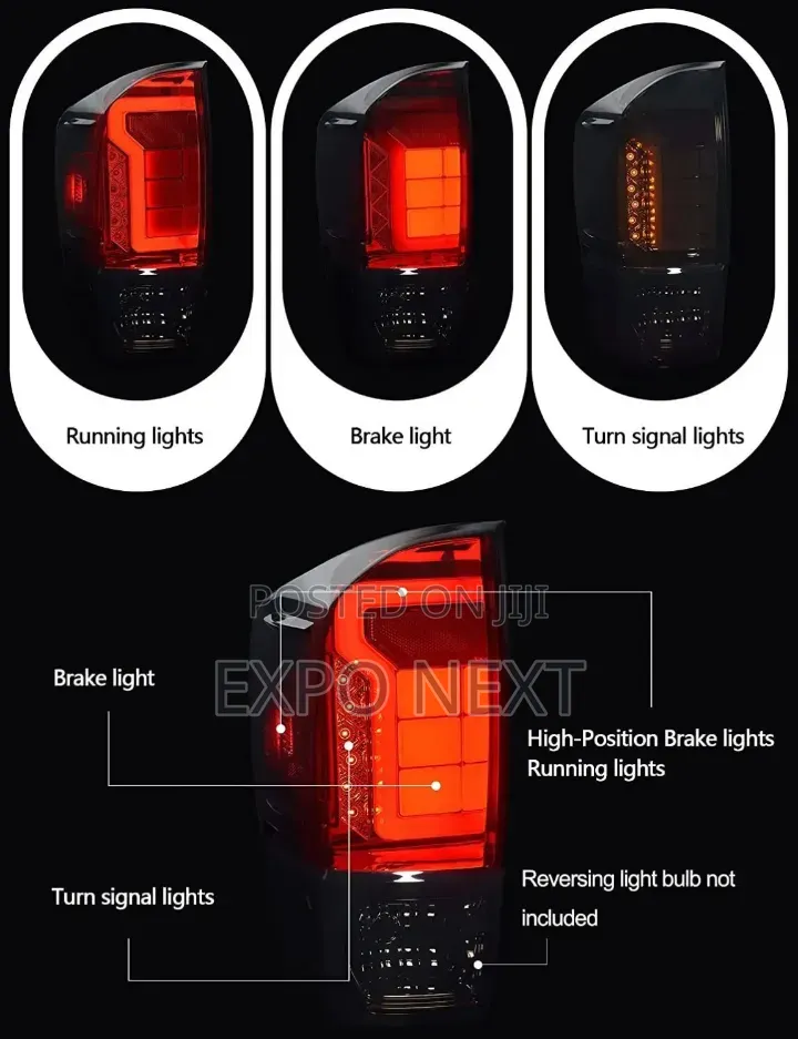 Led Tail Lights for Toyota Tacoma Pickup 2016-2021