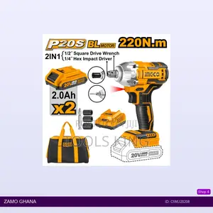 Cordless Impact Driver Wrench 20v - Ciwli20208