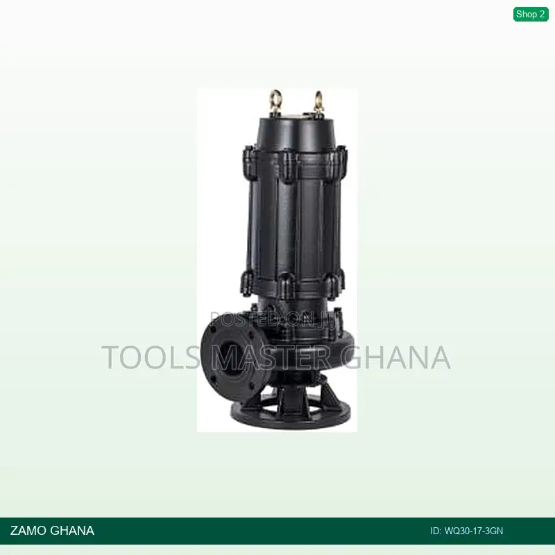 4hp Sewage Water Pump Cast Iron Body Black 3000w 380v 50 - Wq30-17-3gn