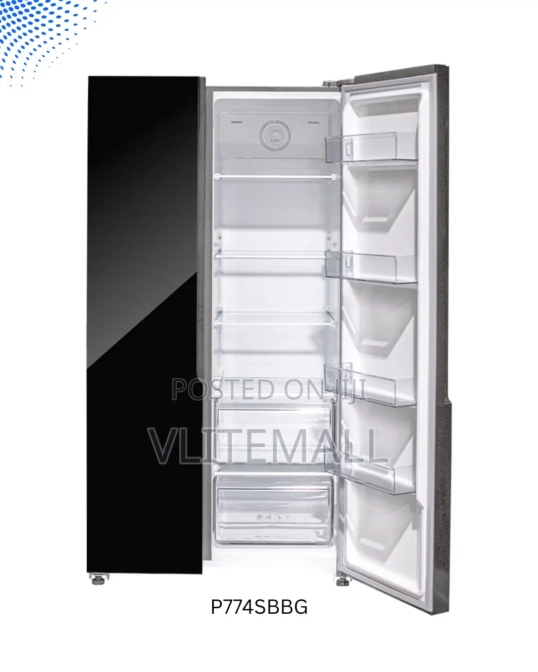 TCL 595l Side by Side Refrigerator P774sbbg