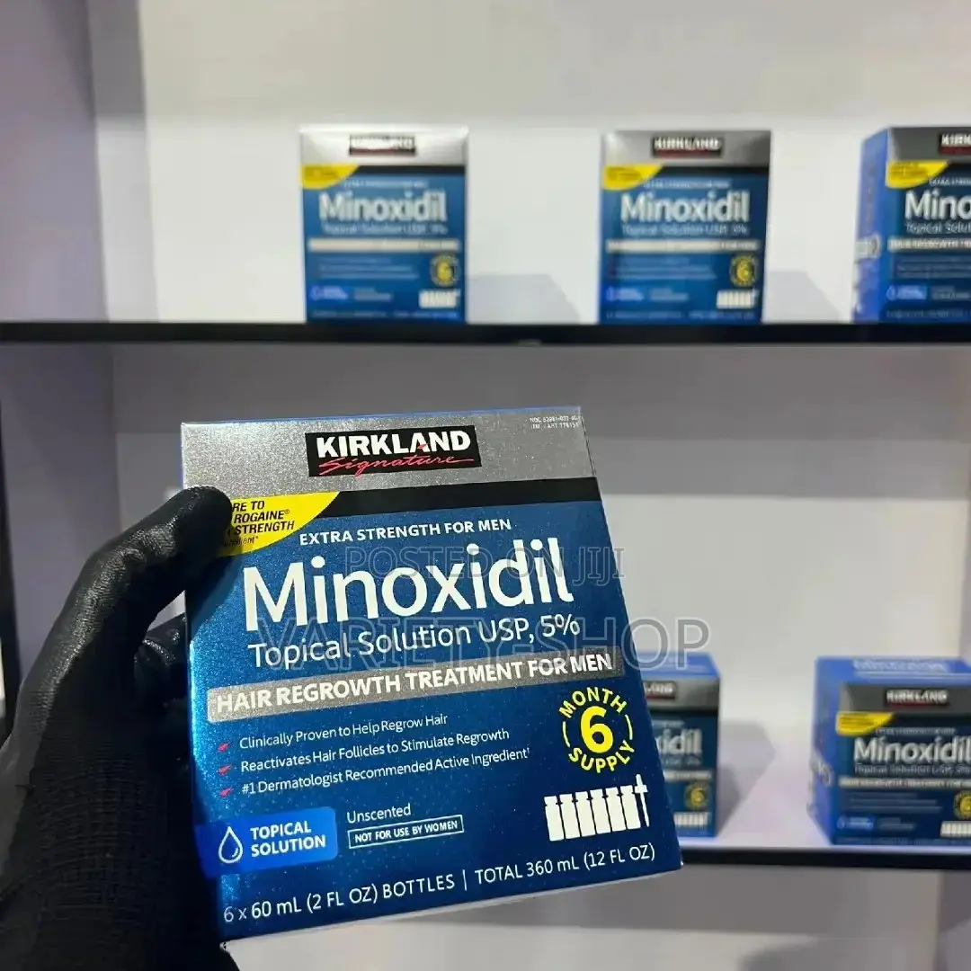 Original Kirkland Minoxidil Oil Full Box Available