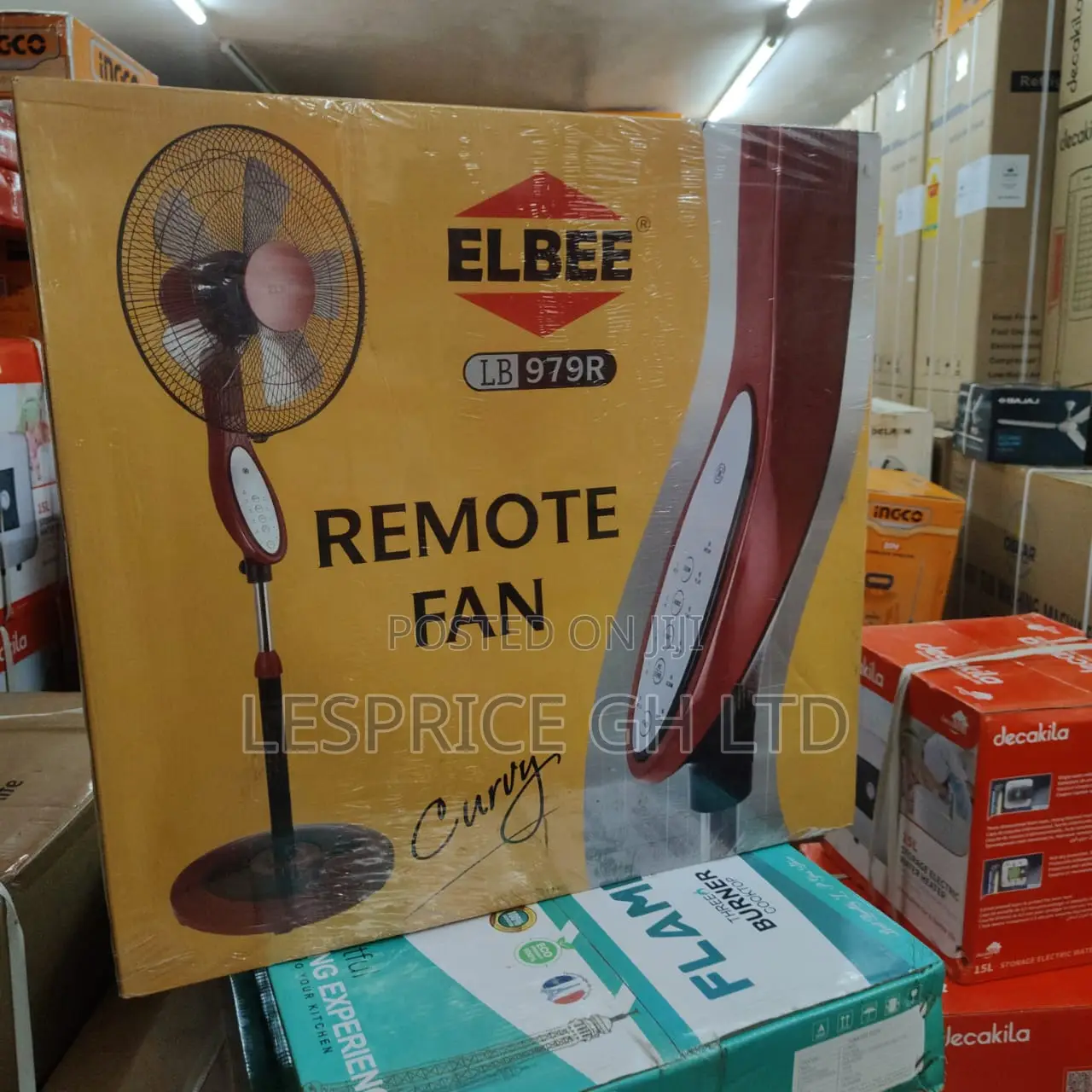 Promo! Promo! On Our Brand-new Remote Controlled Stand Fan From Elbee