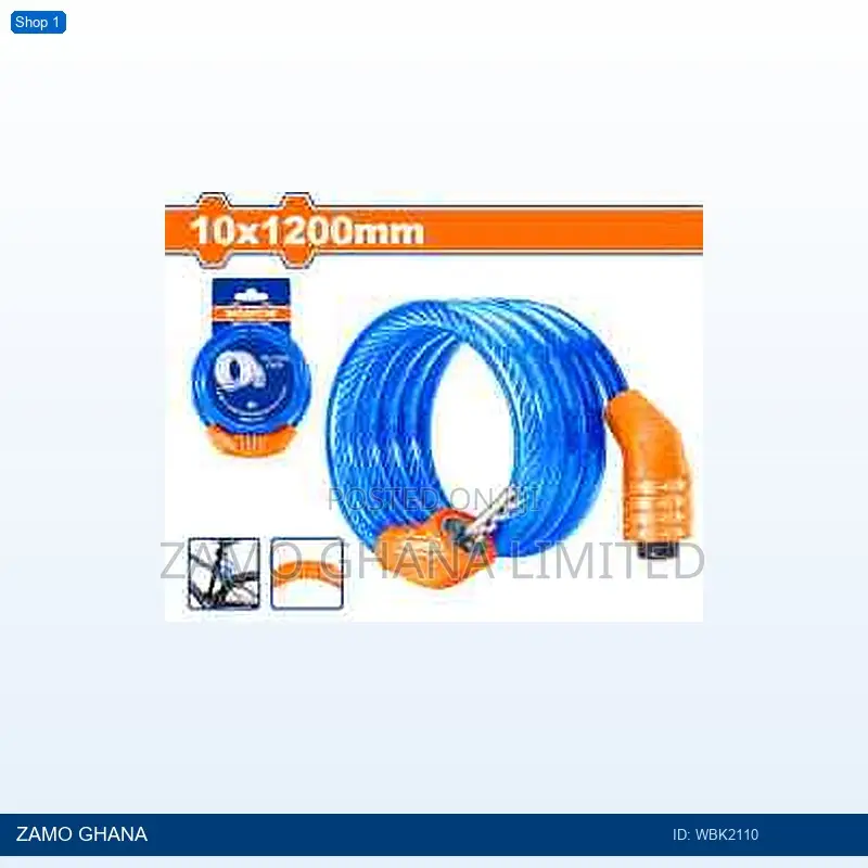 4 Digit Combination Bicycle Cable - Wbk2110