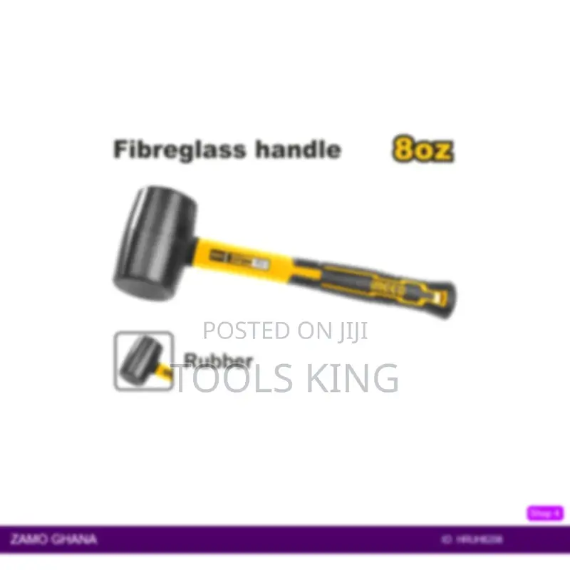 Rubber Hammer 8oz - Hruh8208