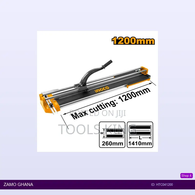 Tile Cutter 1200mm - Htc041200