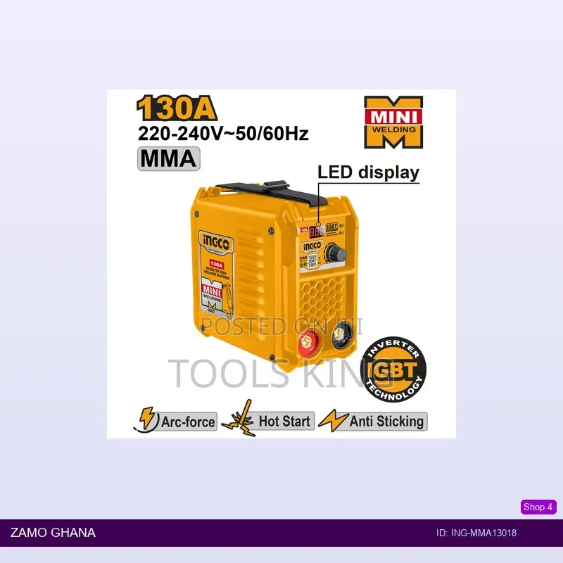 Inverter Mma Welding Machine 130a at - Ing-Mma13018