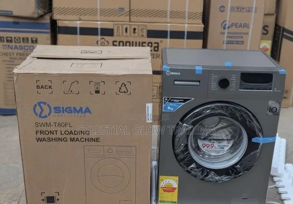 Sigma 8kg Fully Automatic Front Loading Washing Machine