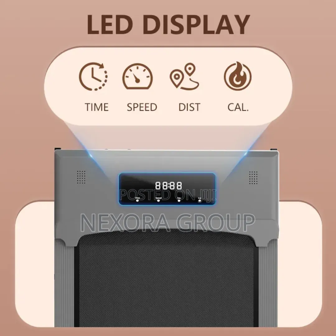 1.5hp Smart Home Treadmill With Led Display Bluetooth Speaker