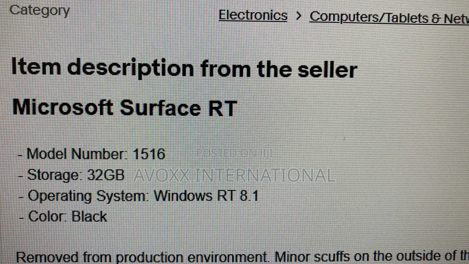 New Laptop Microsoft 8GB SSD 32GB