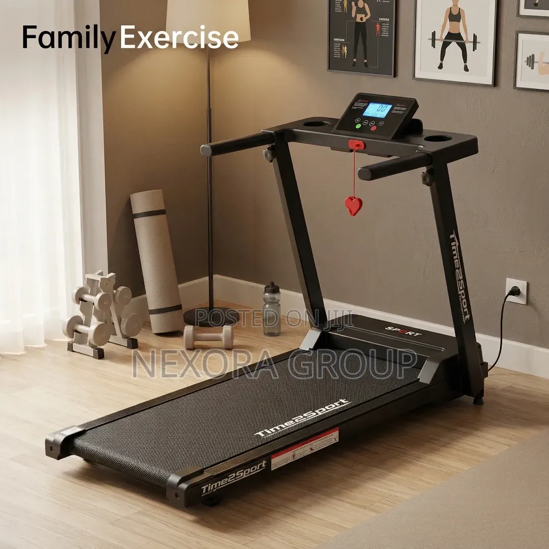 2.5hp Electric Foldable Treadmill With Led Screen