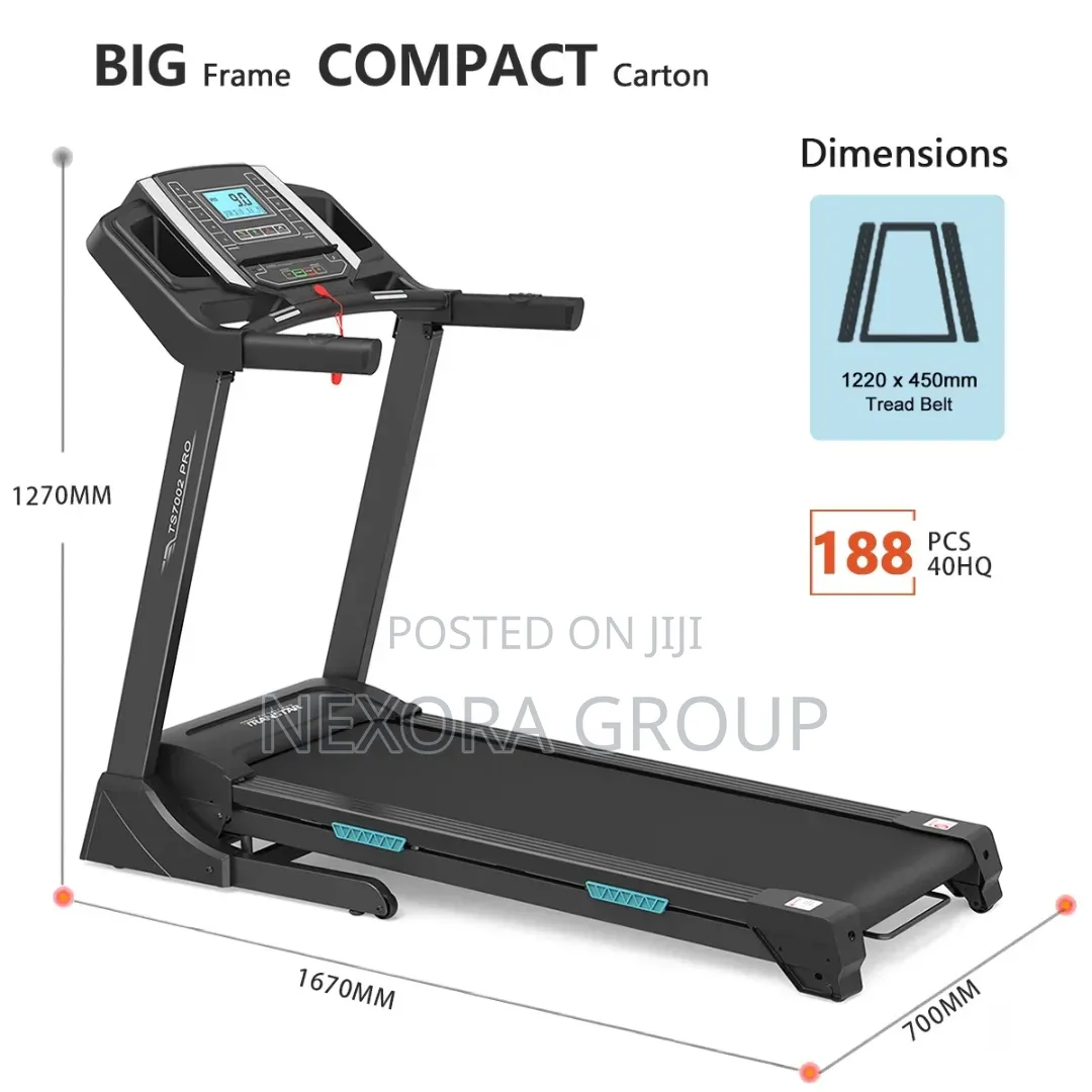 2.5hp Electric Foldable Treadmill With Led Screen