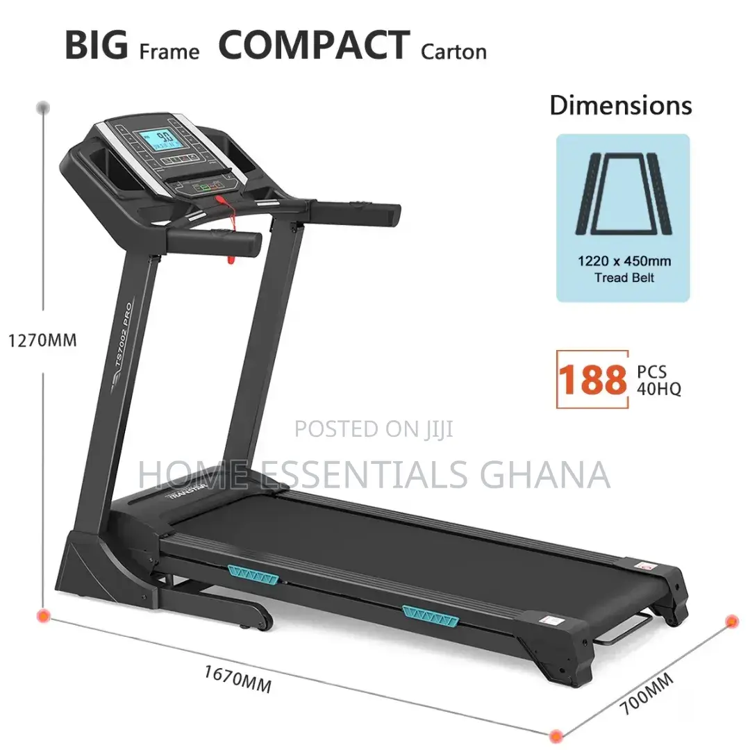 2.5hp Electric Foldable Treadmill With Led Screen