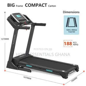 2.5hp Electric Foldable Treadmill With Led Screen
