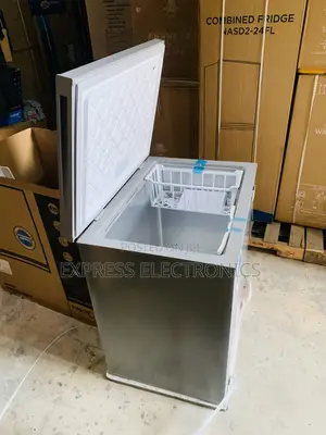 Zealous Sleek Chest Freezer Single Door 198l Midea Grey Color