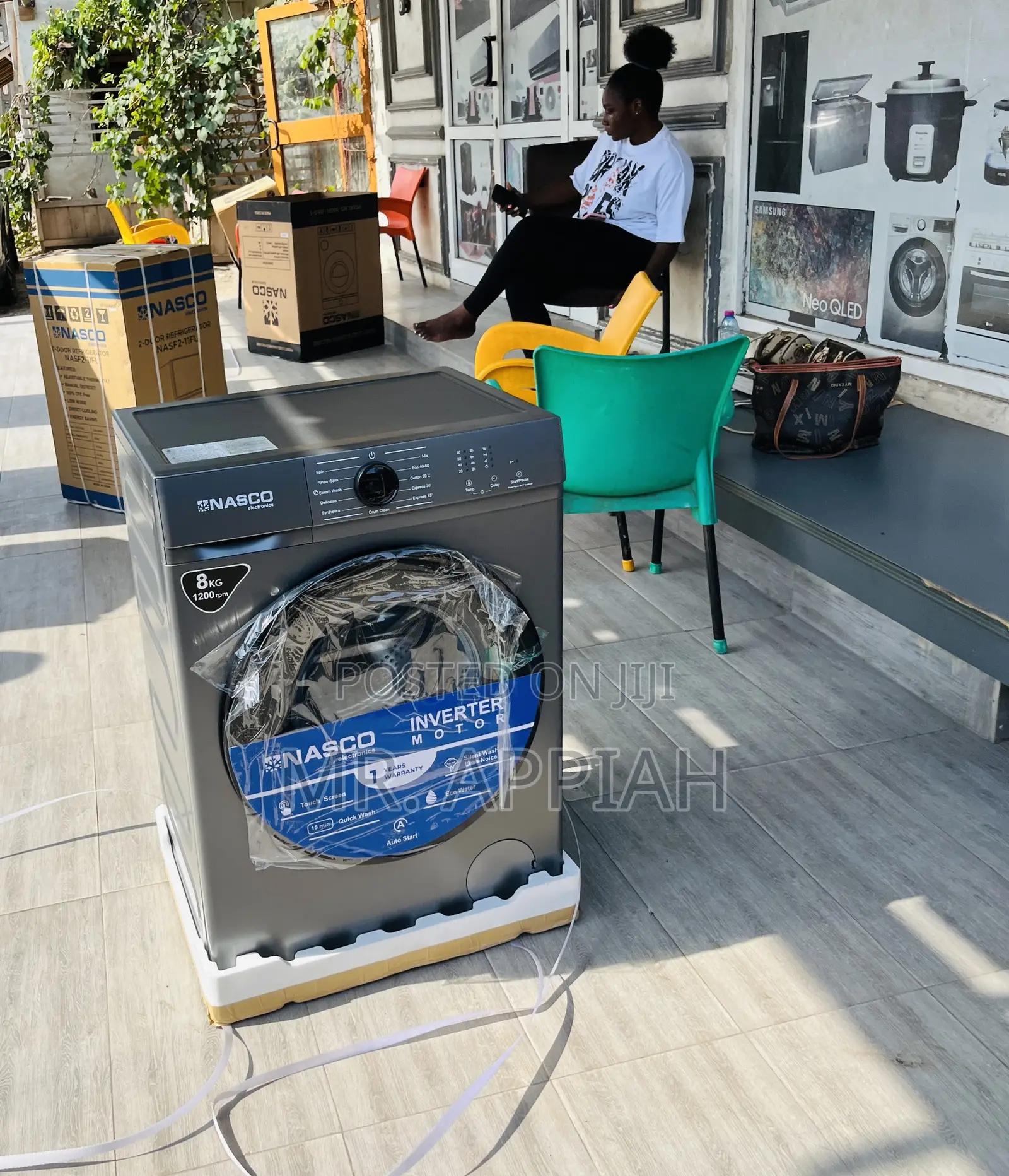Buy Classic Nasco 8kg Front Load Inverter Washing Machine 