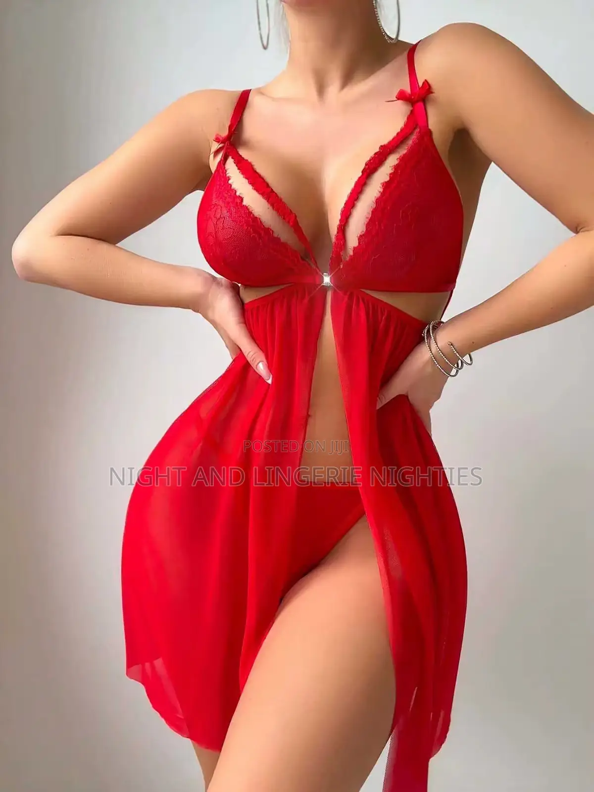 2pcs Set Romantic Lace Nightie