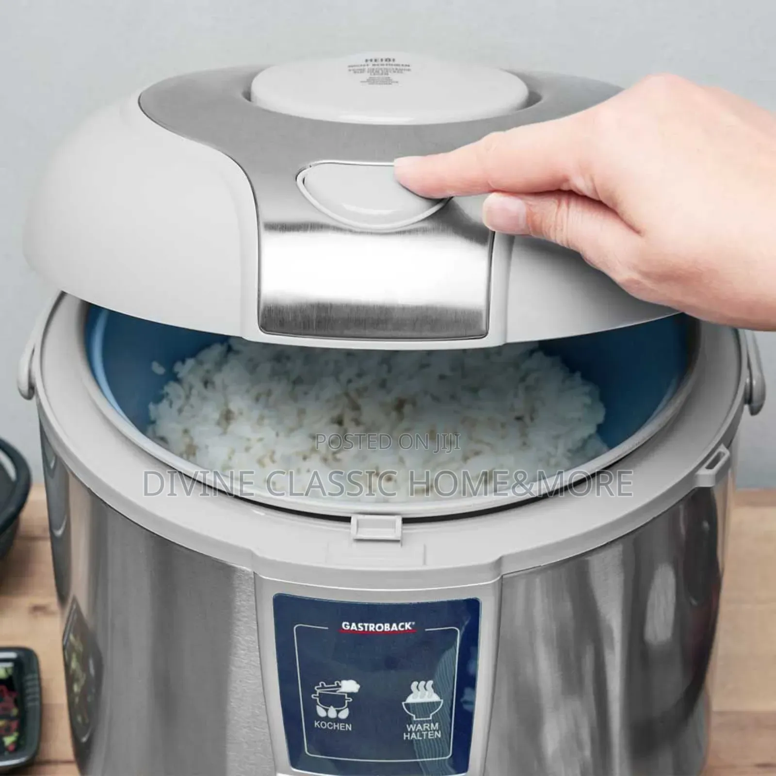 Gastroback Design Rice Cooker, 3 Litre, Never-Stick ( Germany)