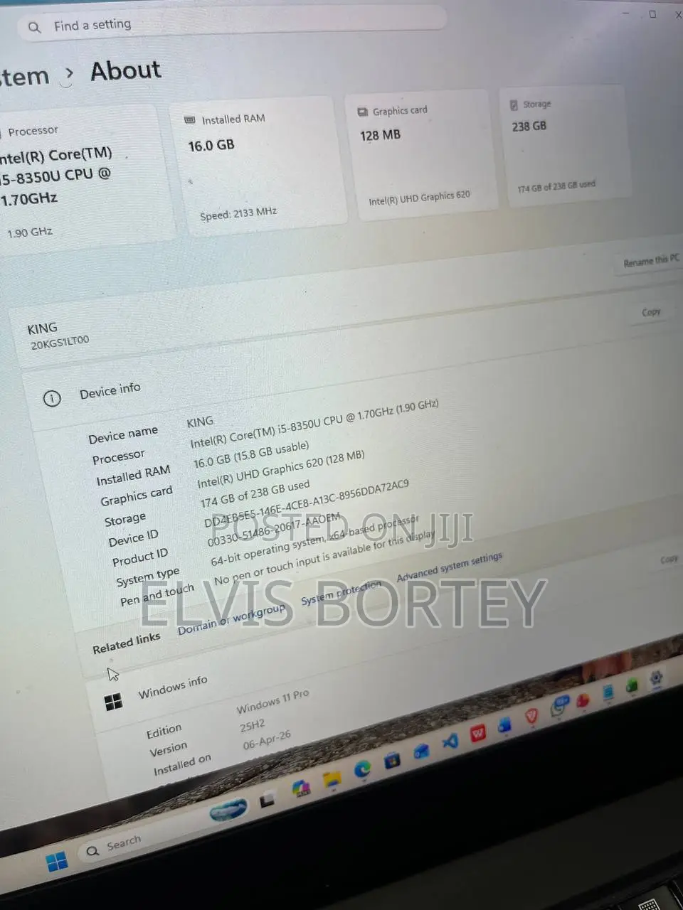 Laptop Lenovo ThinkPad X1 Carbon 16GB Intel Core i5 SSD 256GB