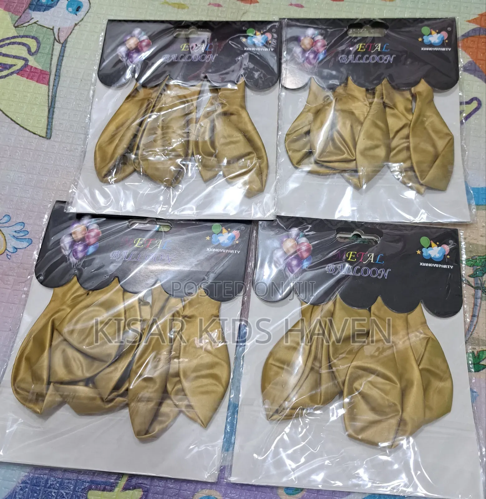 5pcs Gold Balloons ( Price for 2 Packs )