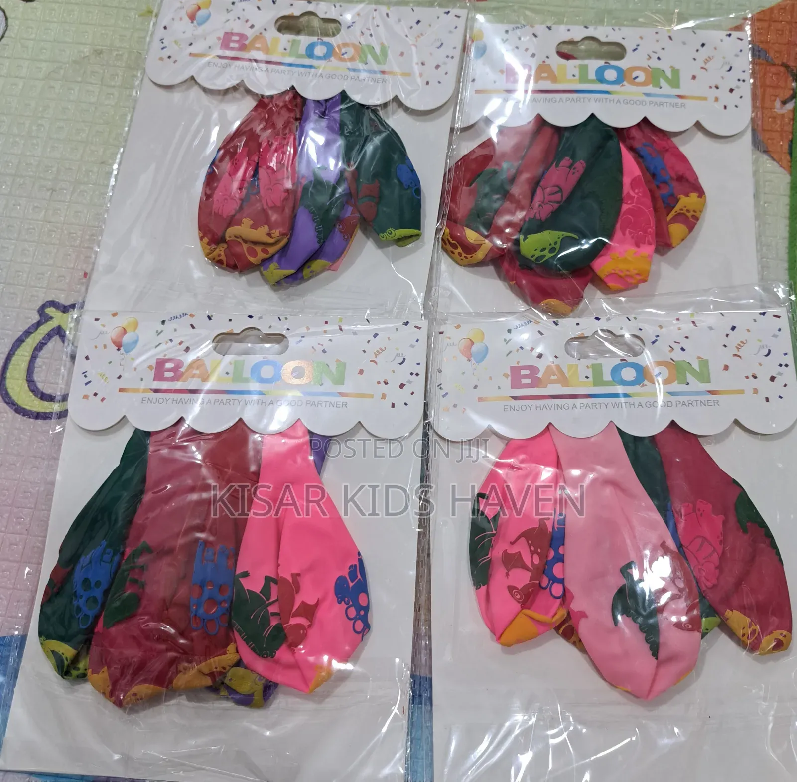 5 PCS Dinasor Balloons ( Price for 2 Packs )