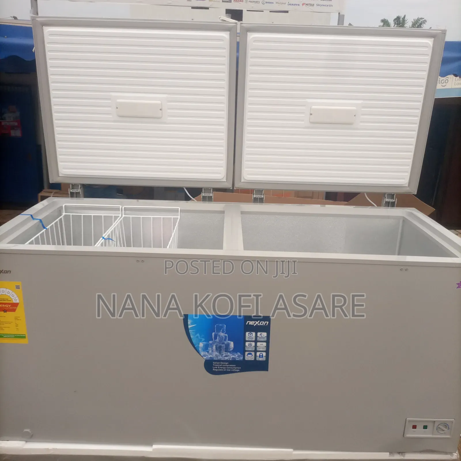 Nexon 500litres D/D Chest Freezer