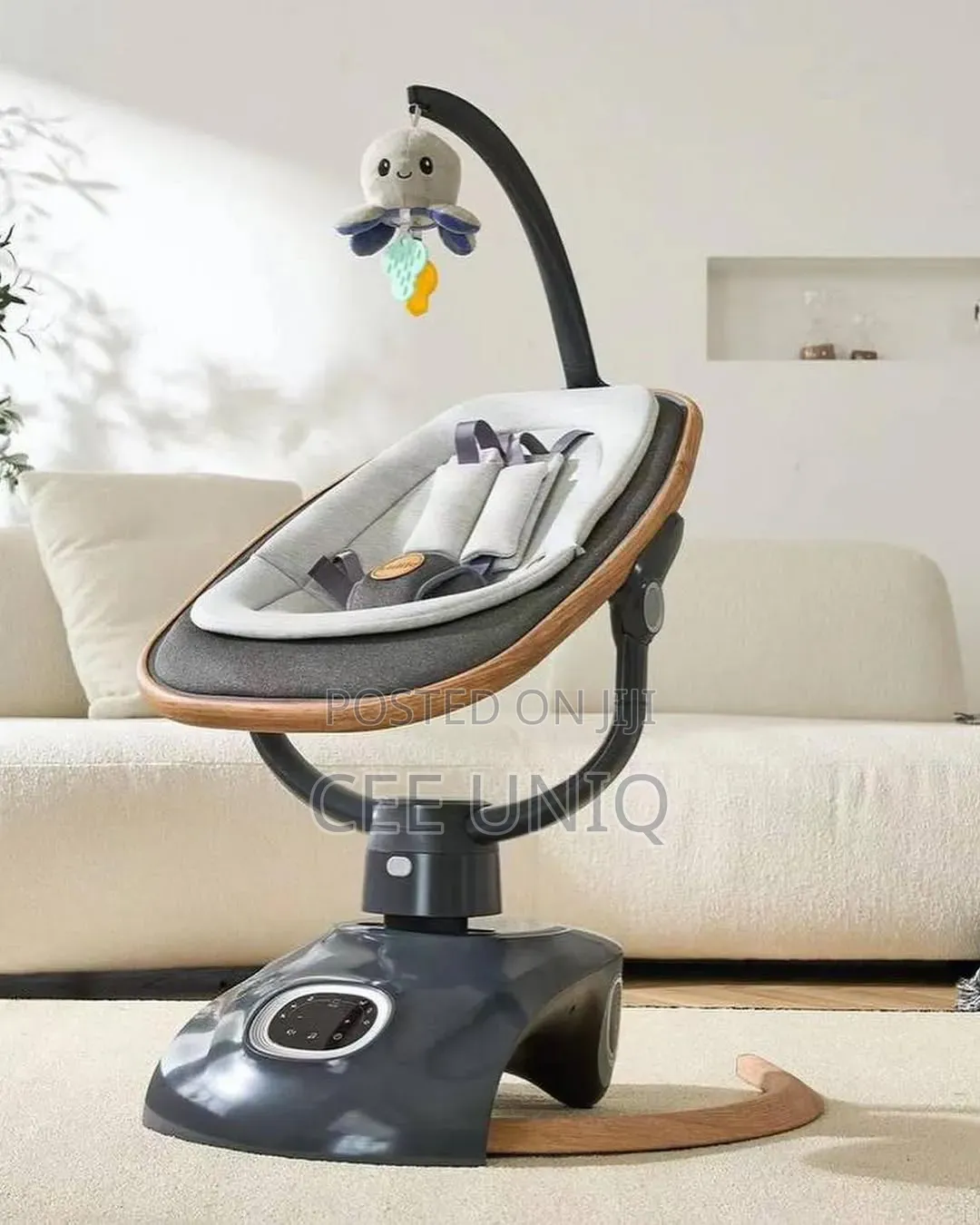 Elegance Electric Foldable Plastic With Music Soothing Swing