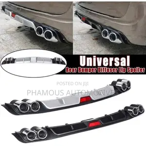 Generic Universal Car Rear Bumper Difuser