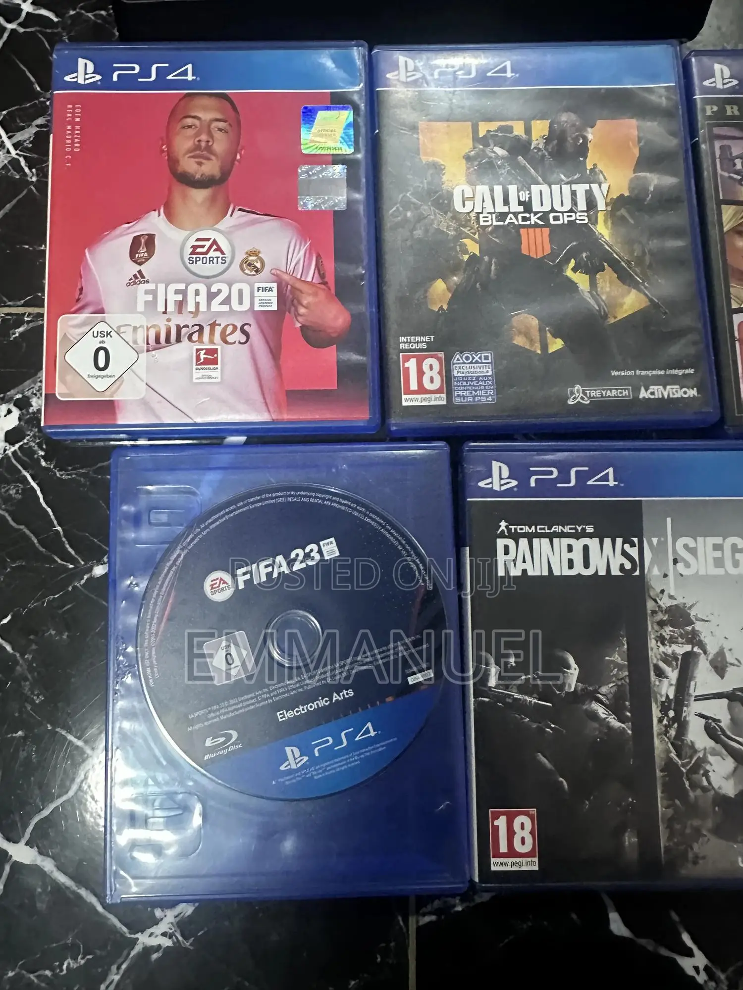 Ps4 Slim With 5 Games