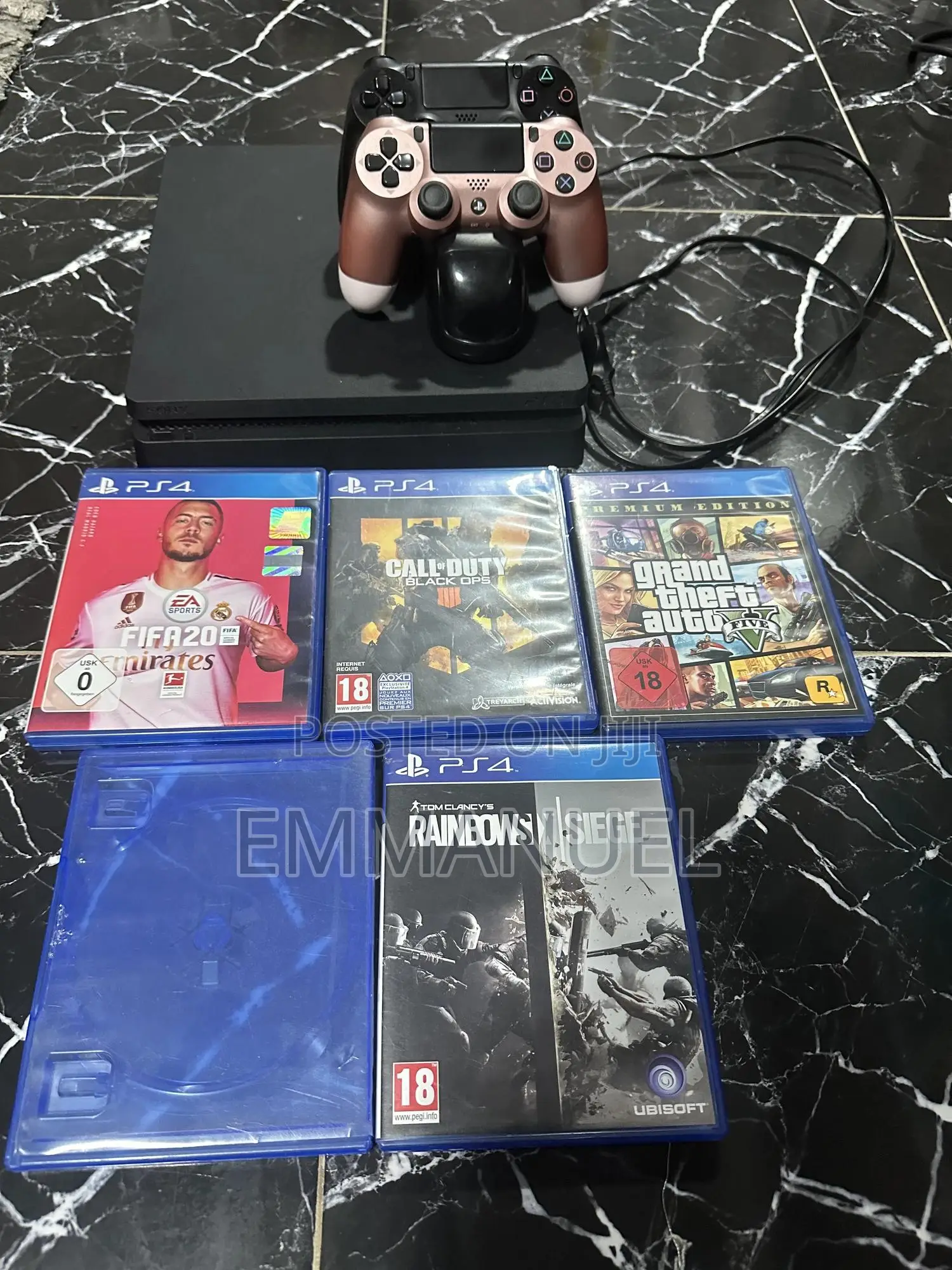 Ps4 Slim With 5 Games