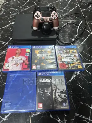 Ps4 Slim With 5 Games