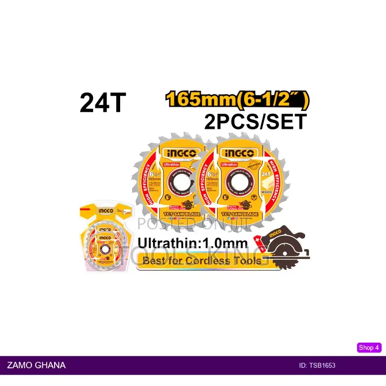 Ultrathin TCT Saw Blade - Tsb1653
